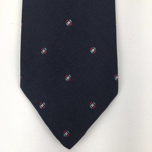 Del Cino patterned skinny Neck tie
